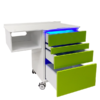 COLIBRI' M Workstation - Servomobile - Apertura cassetti