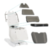 Poltrone Chirurgia Maxillo Facciale EDGE EOM-P - Tappezzeria amovibile