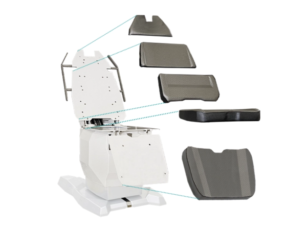 Poltrone Chirurgia Maxillo Facciale EDGE EOM-P - Tappezzeria amovibile